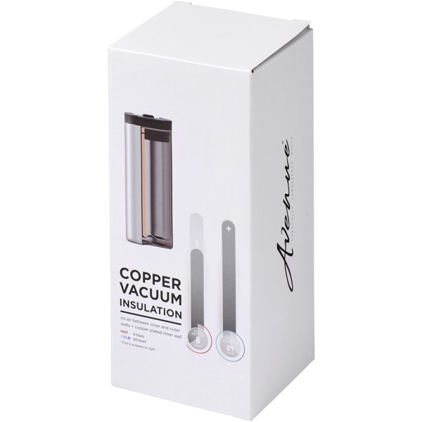 Lebou 360 ml copper vacuum insulated tumbler - White