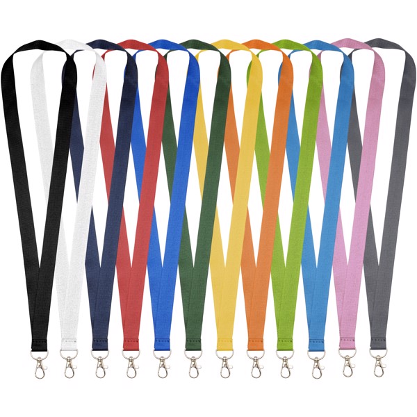 Lanyard con mosquetón práctico "Impey" - Rojo