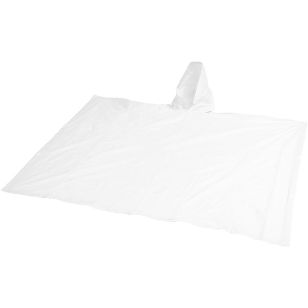 Pilar adjustable rain poncho with storage pouch