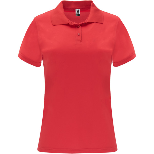 Monzha short sleeve women's sports polo - Red / XL