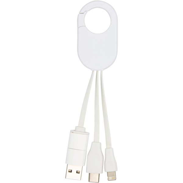 Troop 4-in-1 recycled plastic charging cable