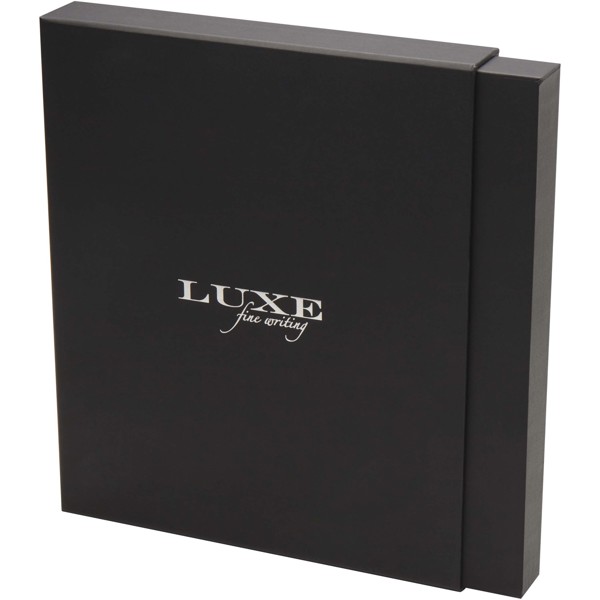 Legato A5 notebook and rollerball pen set (blue ink) - Black