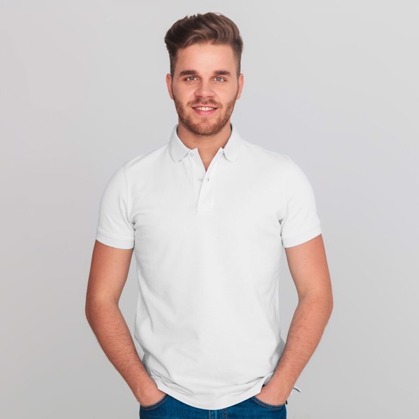 Polo Shirt Bartel Blanco - White / XXL