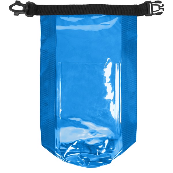 Tourist 2 litre waterproof bag with phone pouch