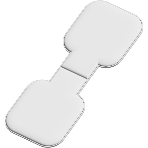 RFX™ M-10 square reflective PVC magnet - White