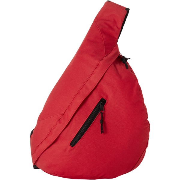 Mochila urbana triangular "Brooklyn" - Rojo