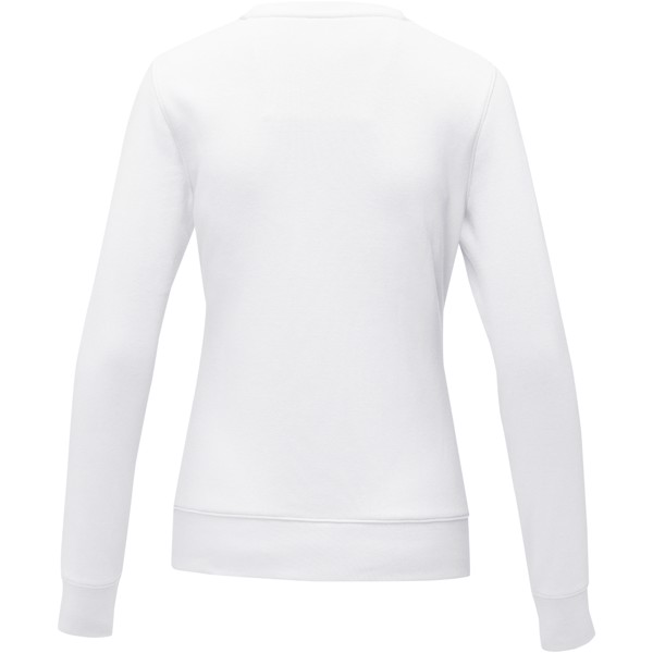 Zenon women’s crewneck sweater - White / 3XL