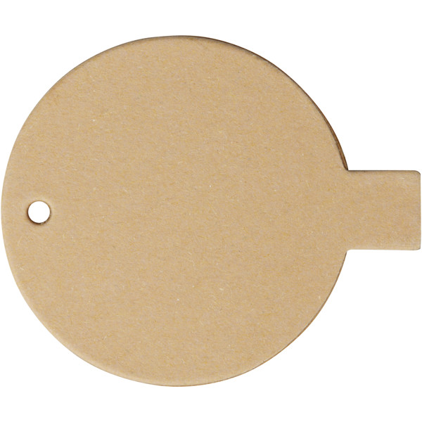 Round recycled paper USB 2.0 - Kraft Brown / 1GB