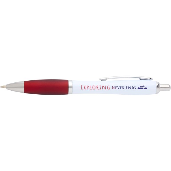 Nash recycled plastic ballpoint pen (black ink) - Red