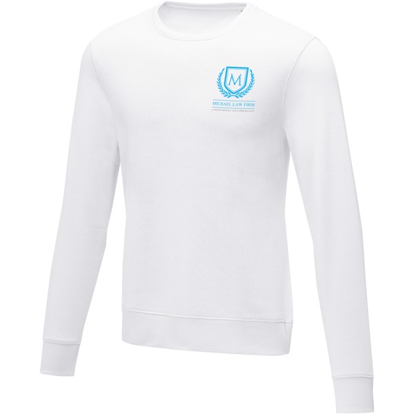 Zenon men’s crewneck sweater - White / L