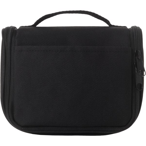 Suite compact toiletry bag with hook