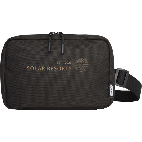 Roam GRS recycled modular toiletry bag - Black