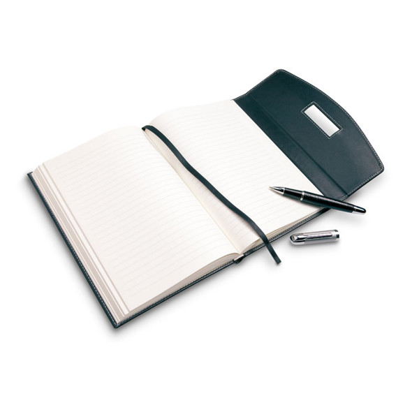 A5 notebook portfolio with pen Nova