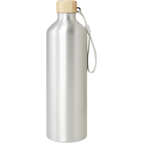 Malpeza 1000 ml RCS certified recycled aluminium water bottle