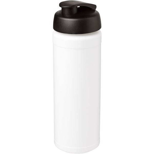 Baseline™ Plus Bidón deportivo con Tapa Flip de 750 ml con agarradera - Blanco / Negro intenso