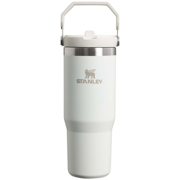 Stanley 890 ml IceFlow™ flip straw tumbler - Frosted White