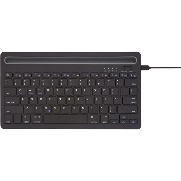 Hybrid multi-device keyboard with stand