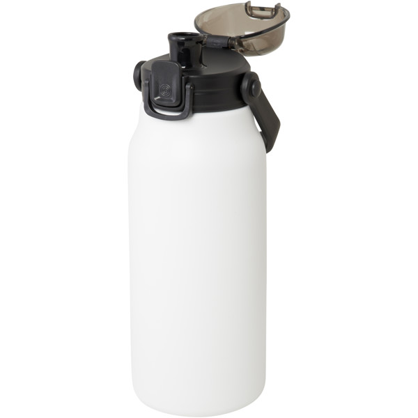 Giganto 1600 ml RCS certified recycled stainless steel copper vacuum insulated bottle - White