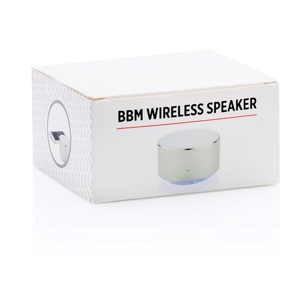 BBM wireless speaker - Silver