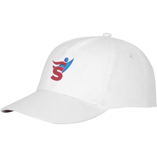 Feniks 5 panel cap - White