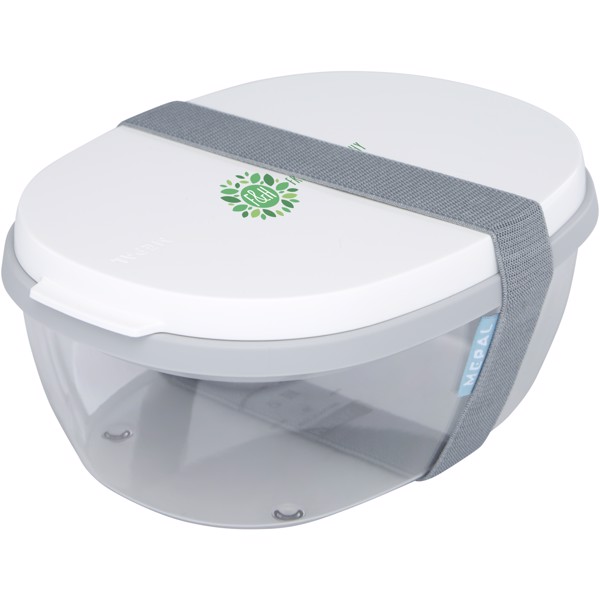 Ellipse salad box - White