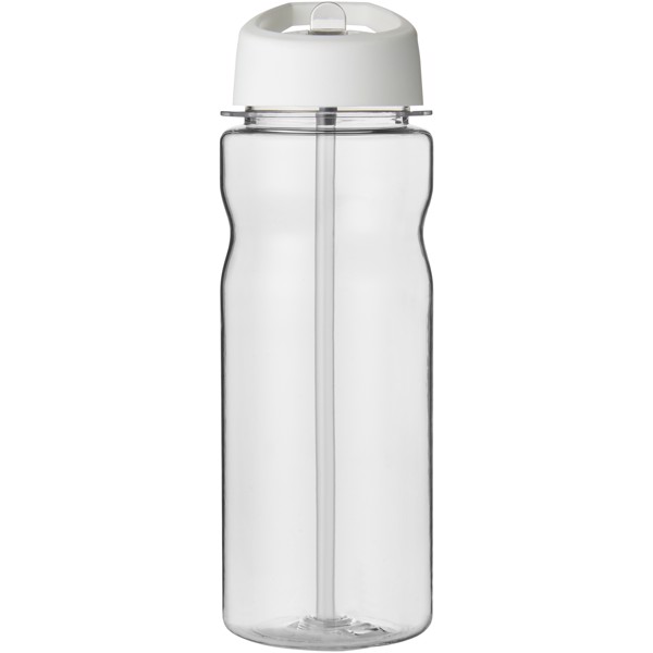 H2O Active® Base Tritan™ Bidón deportivo con tapa con boquilla de 650 ml - Transparente / Blanco