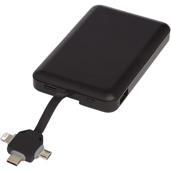 Batería externa inalámbrica de 5000 mAh con cable 3 en 1 "Kano"