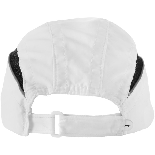 Qualifier 6 panel mesh cap - White / Solid black