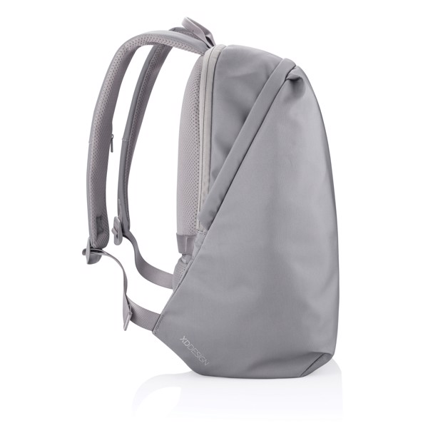 Bobby Soft, anti-theft backpack - Grey / Blue
