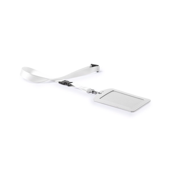 Id Badge Lanyard Zornit - White
