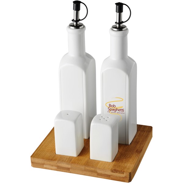 Mateo tabletop condiment set