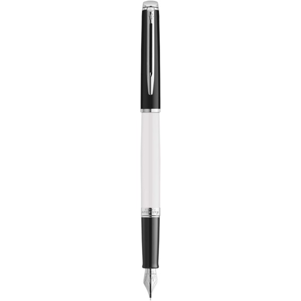 Hemisphere colour blocking fountain pen with palladium trim (blue ink)