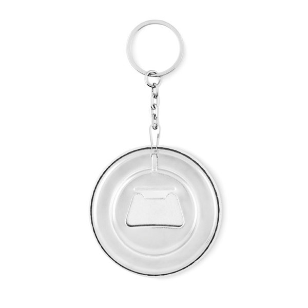Key ring with bottle opener Pin Flask