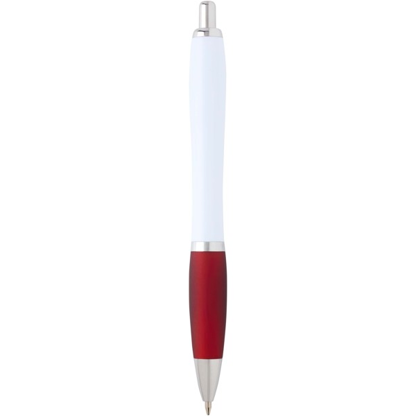 Nash recycled plastic ballpoint pen (blue ink) - Red