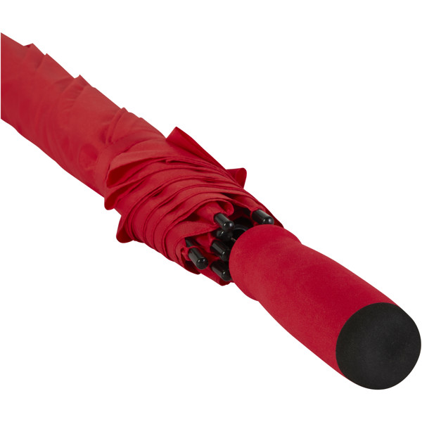 Niel 23\" auto open recycled PET umbrella - Red