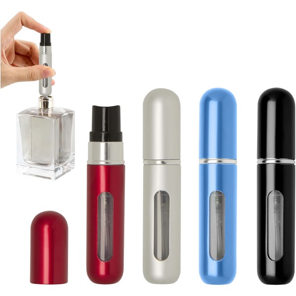 Filla 5 ml portable refillable perfume bottle - Matted Silver