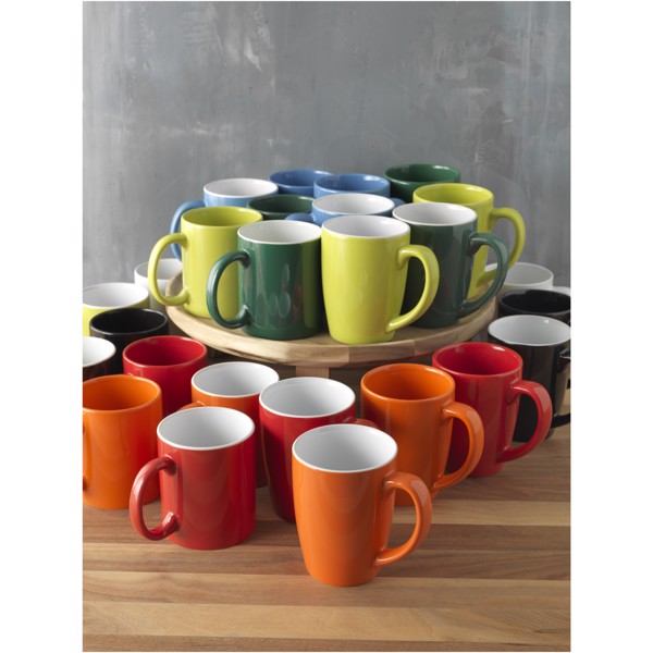 Medellin 350 ml ceramic mug - Solid black