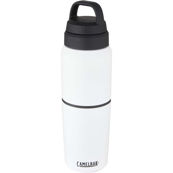 CamelBak® MultiBev vacuum insulated stainless steel 500 ml bottle and 350 ml cup - White