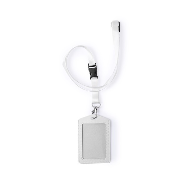 Id Badge Lanyard Zornit - White