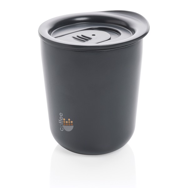 Simplistic antimicrobial coffee tumbler - Grey