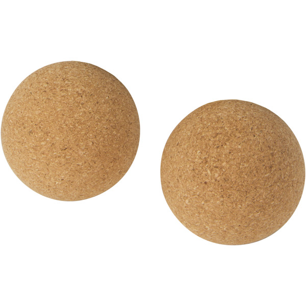 Trikona cork yoga ball - set of 2