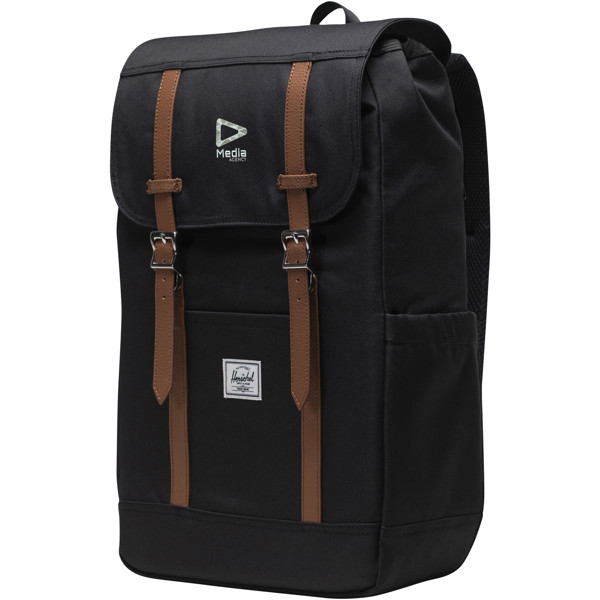 Herschel Retreat™ recycled laptop backpack 23L - Black