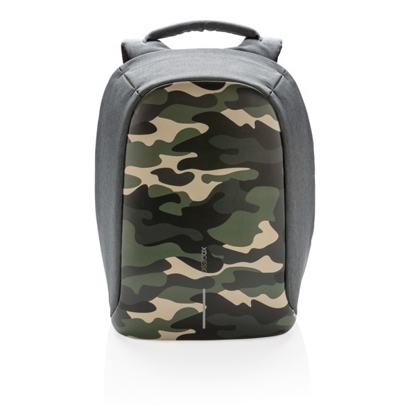 Bobby Compact anti-theft backpack - Green / Grey