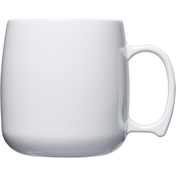 Classic 300 ml plastic mug - White