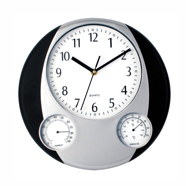 Wall Clock Prego - Black