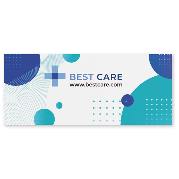 3-pieces plasters with full colour printed mini paper envelope - White