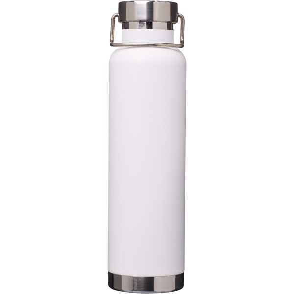 Thor 650 ml copper vacuum insulated sport bottle - White