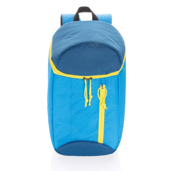 Hiking cooler backpack 10L - Blue / Yellow