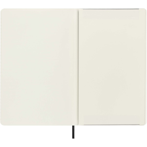 Moleskine 100% VEGEA® Boa L soft cover notebook - ruled - Black