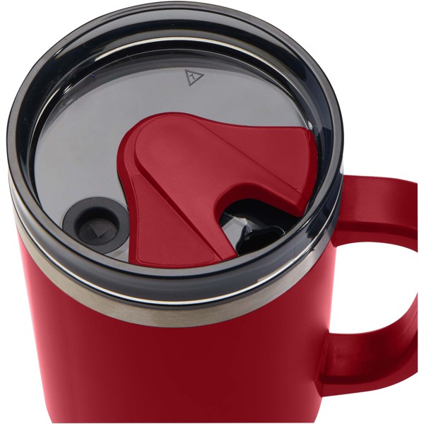 Melbourne 1200 ml RCS certified insulated tumbler with straw - Red